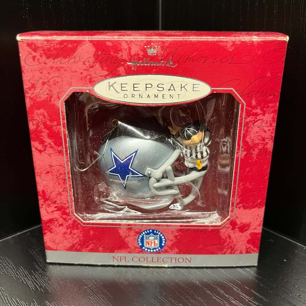 1998 Hallmark Keepsake Dallas Cowboys NFL Helmet Ornament Referee